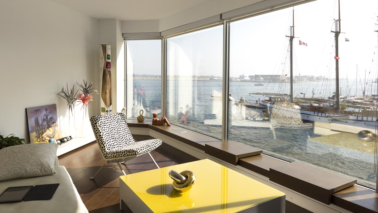 Waterfront Condo Interior